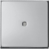 Лицевая панель Gira ClassiX для 1-кл. выключателя с подсветкой хром